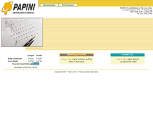 Tablet Screenshot of papini.com.br